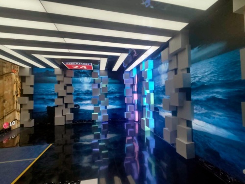8K LED экран и видеокулисы для телестудии ГТРК